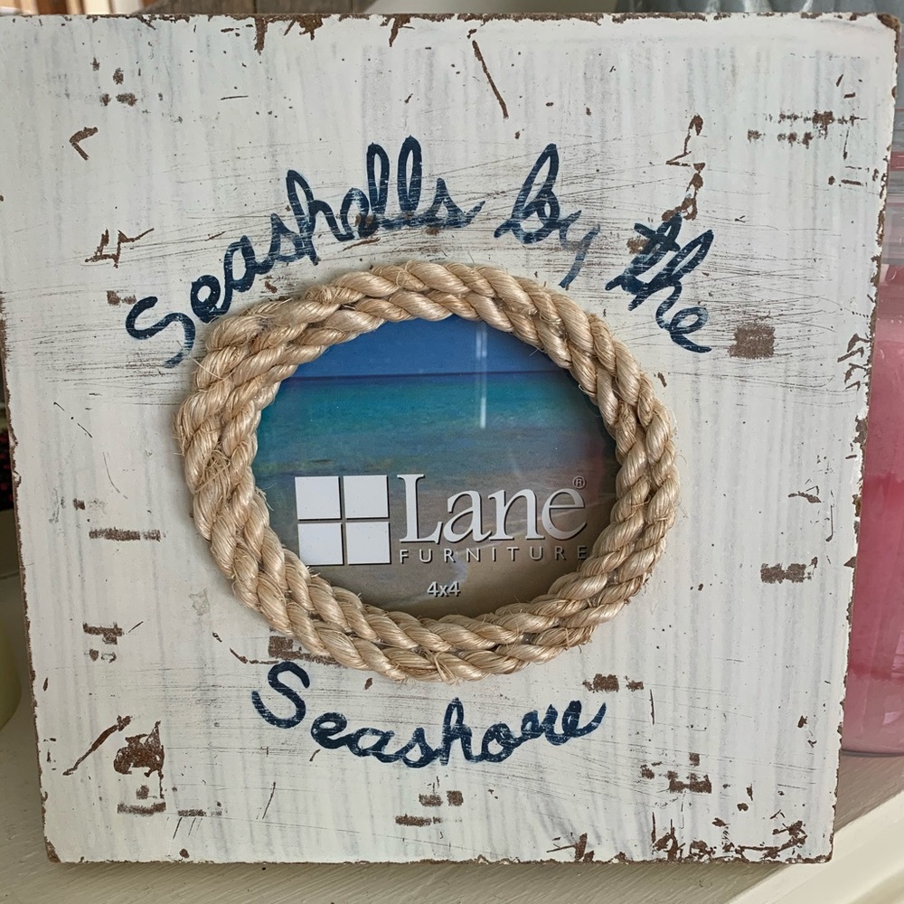 Distressed picture frame (NWOT)